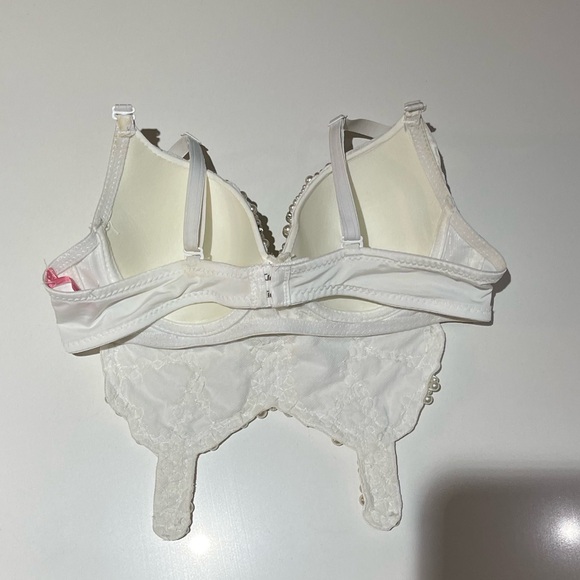 Pearls and crystals butterfly bustier - Picture 3 of 3